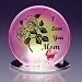ETCHED GLASS LOVE MOM CANDLEHOLDER CANDLE HOLDER PLAQUE