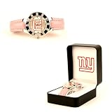New York Giants Sparkling Pink Band Ladies Watch in Gift Box