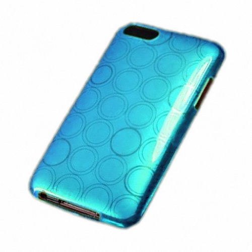 BLUE BUBBLE Transparent Silicone Case Skin Protector Cover for Apple iPod Touch 2 2G 2nd Generation 8GB 16GB 32GB + Free Screen Protector (Many Colors Available)