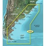 Garmin BlueChart g2 Vision Florianopolis to Falkland Island Saltwater Map microSD Card