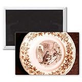 The Death of Uncle Tom, from 'Uncle Tom's.. - 3x2 inch Fridge Magnet - large magnetic button - Magnet