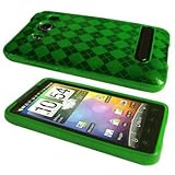 Green Diamond Flex-Gel Case / Skin / Cover for HTC EVO 4G