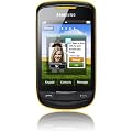 Samsung S3850 Corby II Handy (7,9 cm (3,1 Zoll) TFT-Farbdisplay, 2 Megapixel Kamera) gelb mit schwarzem Wechselcover