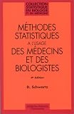 Méthodes statistiques à l usage des médecins et des biologistes