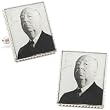 Alfred Hitchcock Stamp Cufflinks