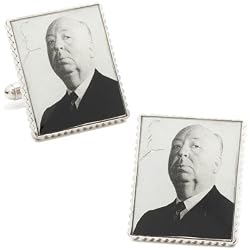 Alfred Hitchcock Stamp Cufflinks