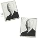 Alfred Hitchcock Stamp Cufflinks