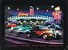Galaxy Diner Led Picture/Electric Art - 24x36 inches