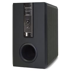 Kenwood SW-40 HT-BK Aktiver Subwoofer (100 Watt) schwarz