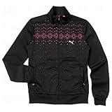 Puma graphic track jacket black sm