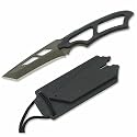 Tactical Warrior Neck Knife with ABS Sheath