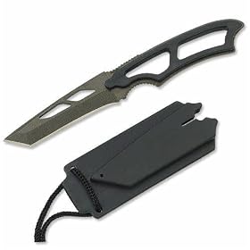 Tactical Warrior Neck Knife with ABS Sheath