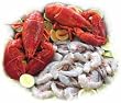 Lobsters and Shrimp, 2, 1.25 lb. Lobsters , 2 lbs. Jumbo Shrimp