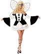 Sexy Harlequinn - Fairy Costume to Harlequin, New Year's Parties, Masquerade, Mime and More (Petticoat, stockings and shoes not included)