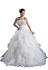 Chiffon/Tulle  Feathers  Dress With Ruffles