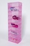 25 Stackable Pink Shoe Storage Boxes