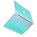 Fade to White Matte Carrying Hard Shell Case for MacBook Air 13.3” A1466 & A1369 (Turquoise Blue)