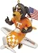Tennessee Volunteers NCAA Mascot Airplane Resin Ornament