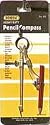 Precision Pencil Compass: For use with pencil (included) or slim ballpoint pen Pencil Compass W/pen