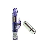 Cal Exotics Waterproof Jack Rabbit Vibrator Purple (5 Rows of Beads) Adult Sex Toy Kit