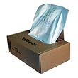 Powershred Waste Bags, 45 Gallon, 1.25 Mil, For C380 And C380c, Clear, 50 Per Carton