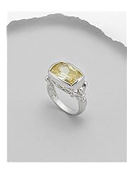 CZ Ring In 92.5 Sterling Silver