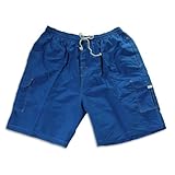 Jon Lauren Apparel - Big Mens Swimsuit, Royal Blue