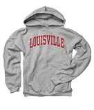 Louisville Cardinals Youth Sport Grey Arch Hooded Sweatshirt