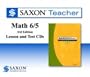 Saxon HS Teacher Algebra: Kit (Level 6/5) Third Edition (Homeschool CD Companion 8-A)
