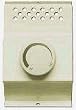 Cadet #08732 120/240V White Thermostat