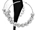 Basketball Wives POParazzi Ball Earrings SJE5006 Silver 83mm