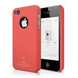elago S4 Slim Fit Case for iPhone 4/4S + Logo Protection Film included (Soft Feeling) - SF Italian Rose