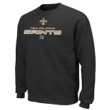 New Orleans Saints Black Classic Heavyweight III Pullover Crew Sweatshirt (Medium)