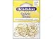 Beadalon Designer Series Quick Links Heart Diamond Cut Solid Gold Rings