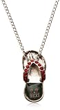 NBA Milwaukee Bucks Crystal Flip Flop Necklace