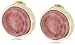 KARA by Kara Ross "Resin" Imprint Stud Earrings, Coral Water Snake