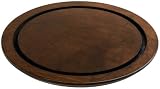 Tomlinson Raised Round Griddle Underliner, Walnut Finish