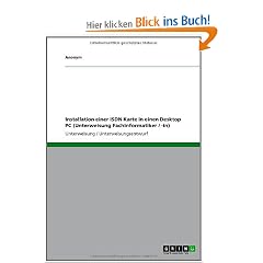 Installation einer ISDN Karte in einen Desktop PC (Unterweisung Fachinformatiker / -in)