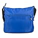 Travelon Nylon Adjustable Hobo with Belt Detail, Dazzle Blue