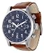 Adee Kaye Watches | Adee Kaye Men's Watches - Adee Kaye Men's Oversized Chronograph AK201-M Blue