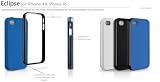Marware Eclipse, für iPhone 4 & 4S, Schwarz