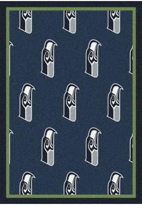 Miliken & Company Seattle Seahawks Repeat 10-Ft. 9-In. x 13-Ft. 2-In. Area Rug