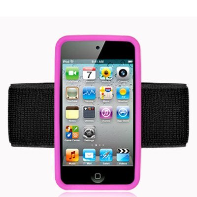 Hot Pink Sport Gym Armband Arm Band Silicone Skin Case Cover Accessory for Apple Ipod Touch 4th Generation 4g 4 8gb 32gb 64gb By Electromaster Hot Pink Sport Gym Armband Arm Band Silicone Skin Case Cover Accessory for Apple Ipod Touch 4th Generation 4g 4 8gb 32gb 64gb By Electromaster