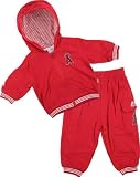 Los Angeles Angels of Anaheim Red Newborn/Infant Hoody & Pant Set