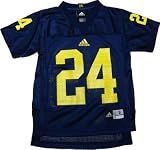 Michigan#24 Youth Home Replica Jersey