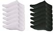 12 Paar DAMEN HERREN Sneaker Socken. F��linge mit hohem BW Baumwolle Anteil Top Qualit�t Gr��en / 43-46 SCHWARZ