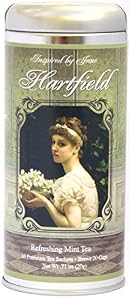Emma Woodhouse's Hartfield Mint Tea in a Beautiful Artistic Gift Tin. Perfect Gift for Tea Lovers and Jane Austen fans