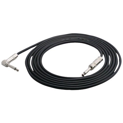 PYLE-PRO PCBL4F12 12-GAUGE 1/4 MALE TO RIGHT ANGLE 1/4 MALE PHONO INSTRUMENT/AMP CABLE 12 FT