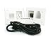 Recessed Pro Power Kit w/Straight Blade Inlet White