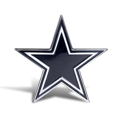NFL Dallas Cowboys Chrome Metal Car Emblem